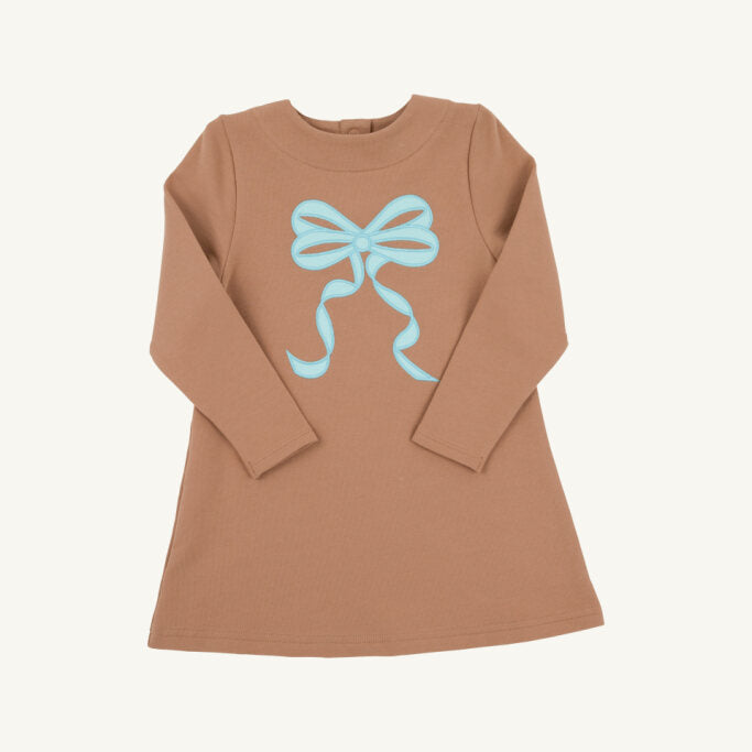 Cape Elizabeth Camel Eliza's Applique Dress