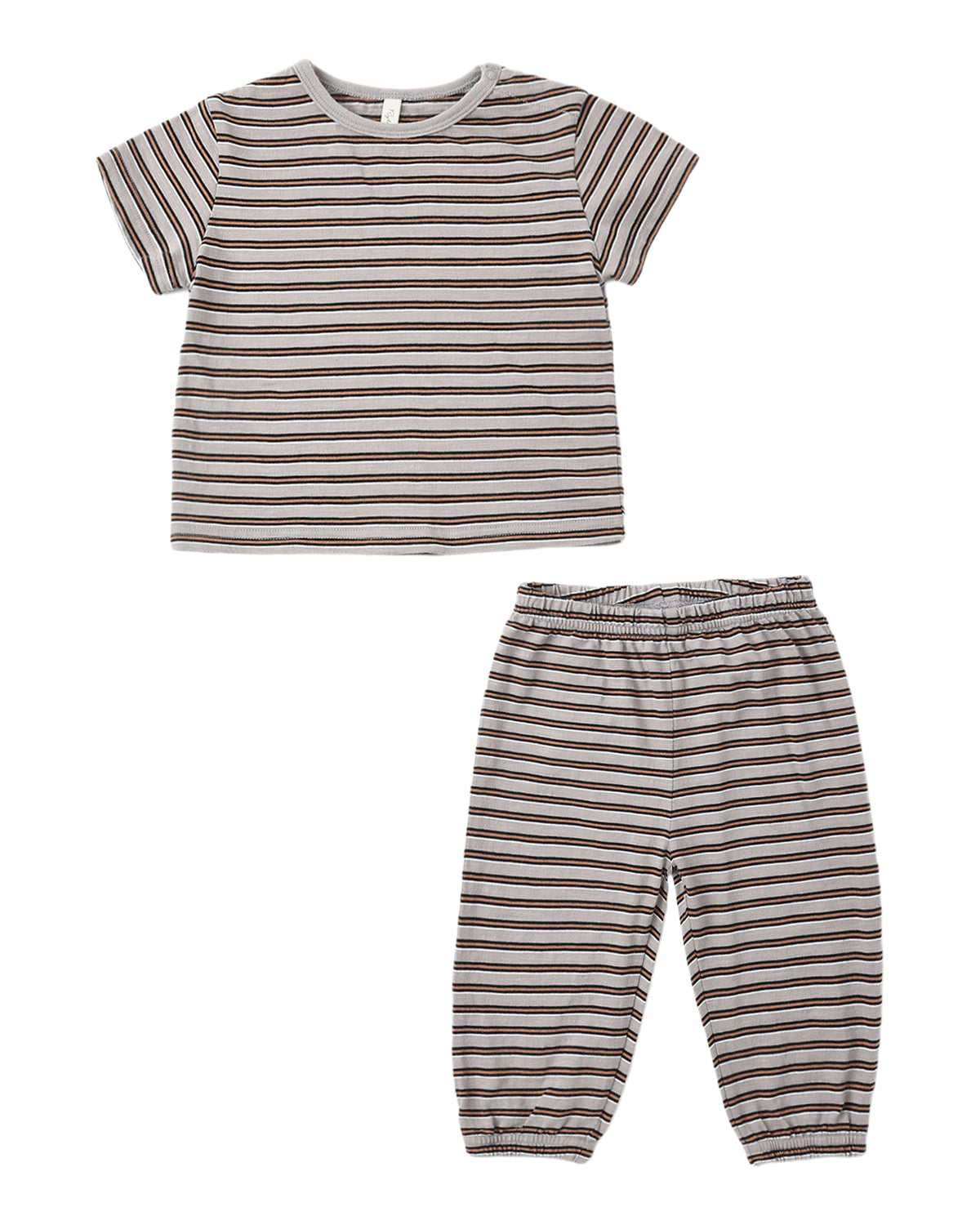 Jersey Tee + Pant Set Vintage Stripe