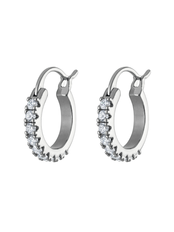 Lane Hoop Mini - Silver