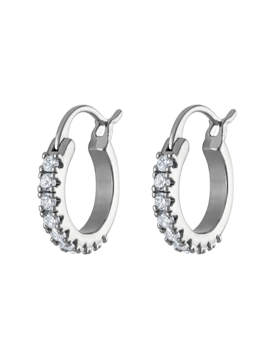 Lane Hoop Mini - Silver