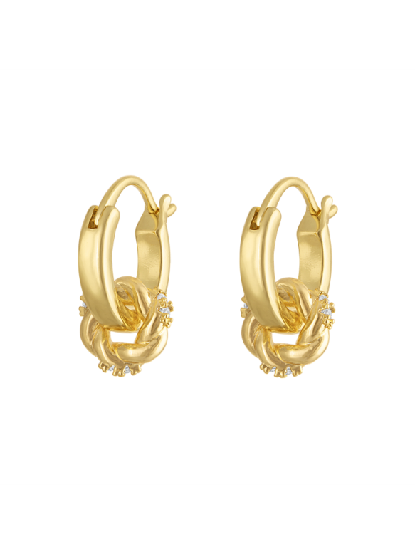 Rondelle Huggie Earring