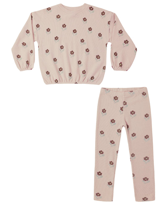 Petal DaisY Spongey Knit Set