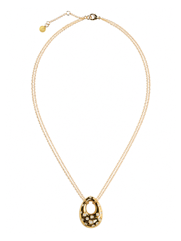 Kenn Double Chain Necklace