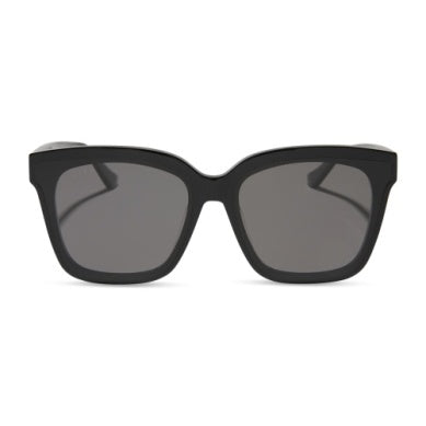 Meredith ll Black + Grey Sunglasses
