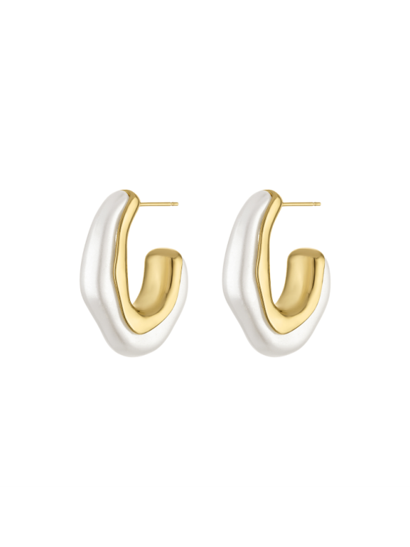 Miranda Shell Pearl Earring
