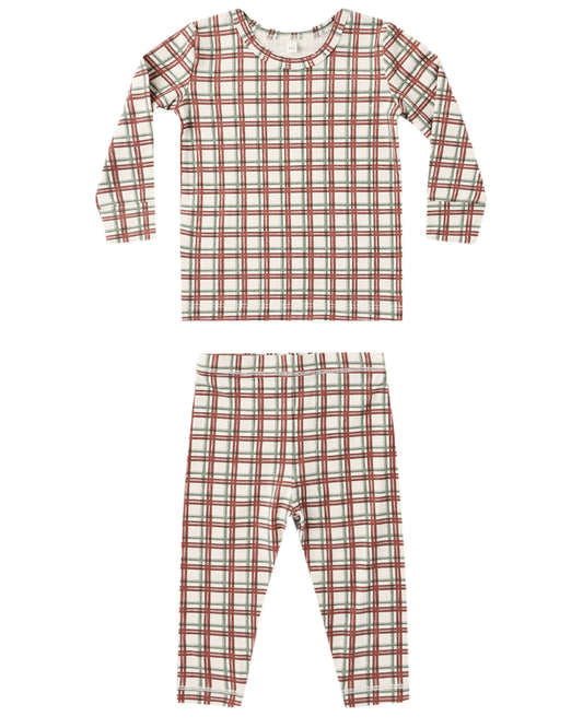 Redwood Check Bamboo Pajama Set