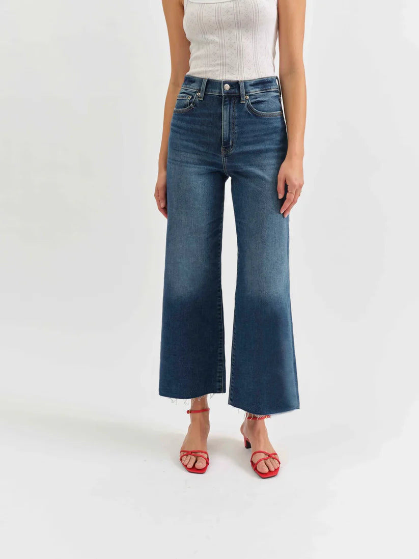 Pleaser High Rise Wide Ankle In Uptown