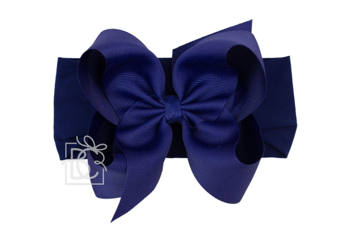 Navy 5.5" Headband Bow