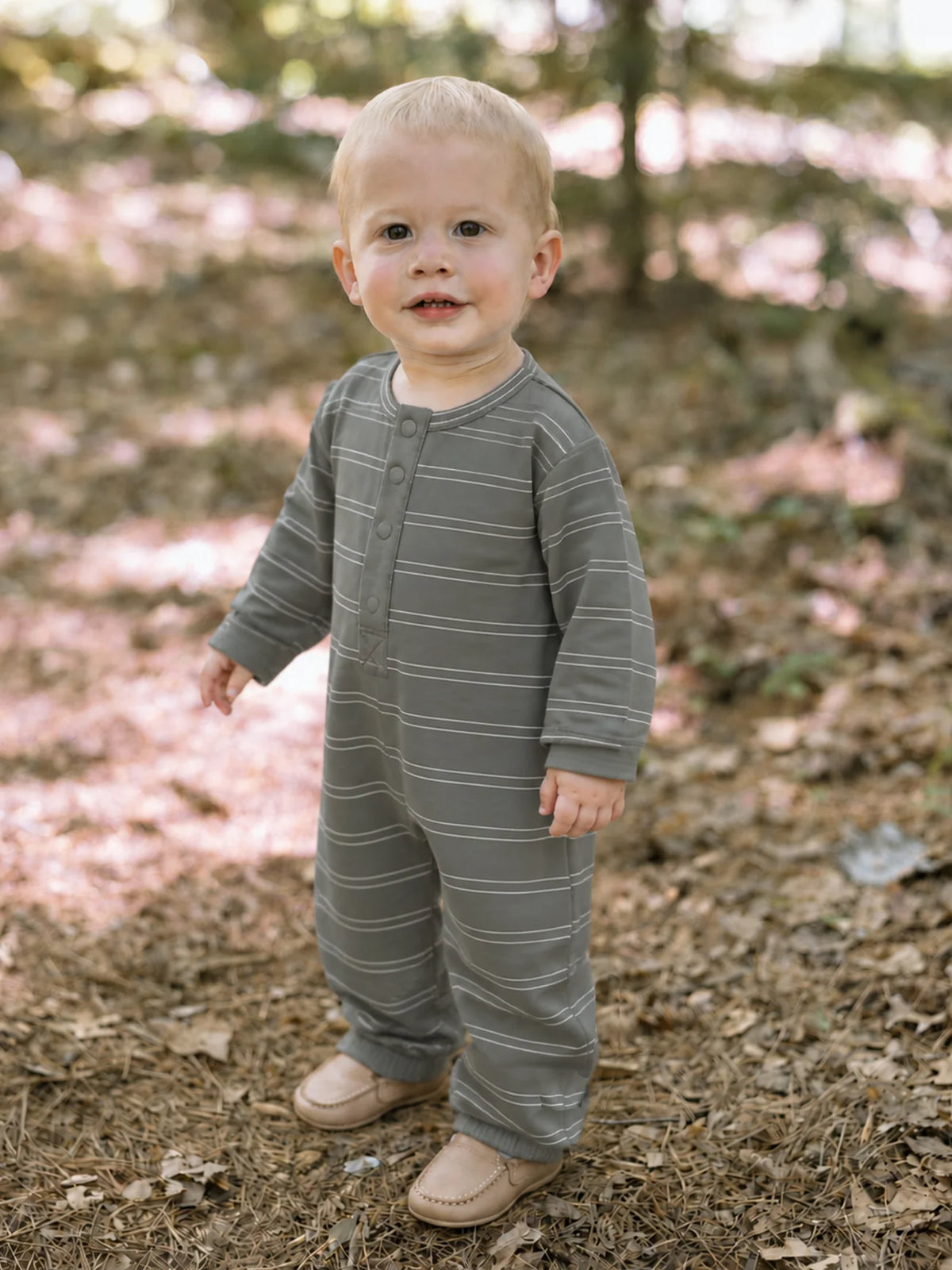 Henley Fleece Jumpsuit