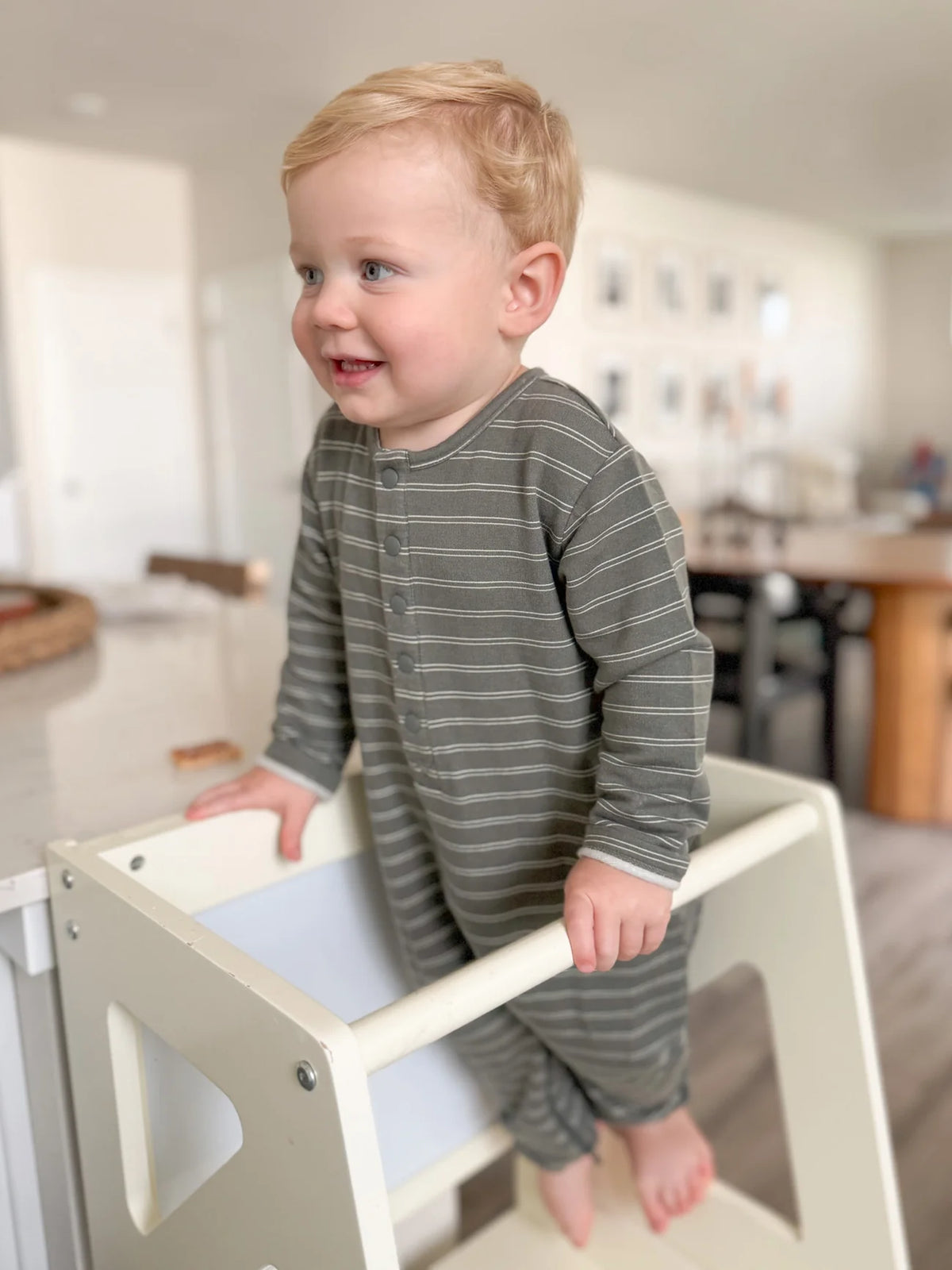 Henley Fleece Jumpsuit
