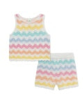 Wavy Pointelle Set