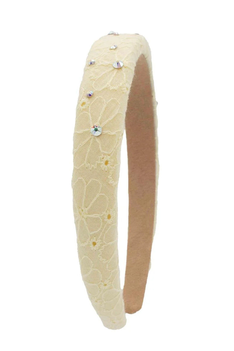 Crystalized Padded Eyelet Headband