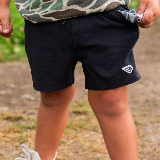 Athletic Short - Heather Black - Retro Duck Camo Liner