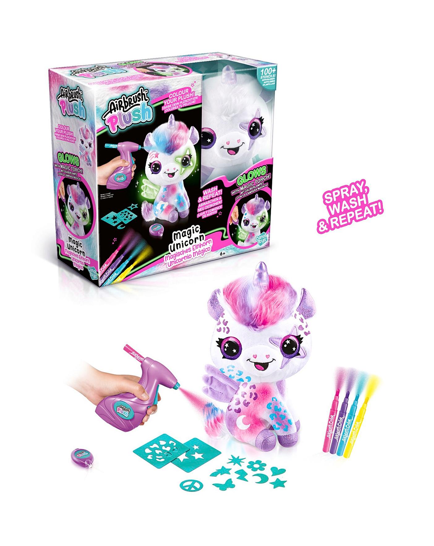 Air Brush Plush Glow Unicorn