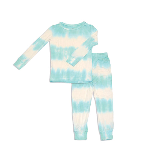 Tie Dye Stripe Bamboo Pajama Set