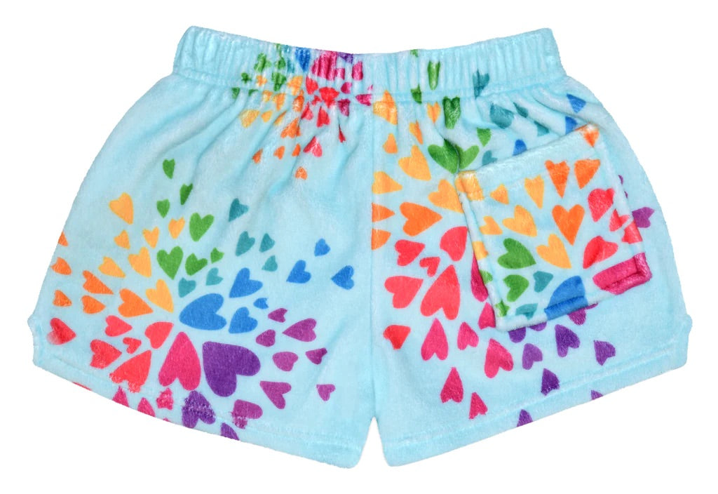 Bursting Hearts Plush Shorts