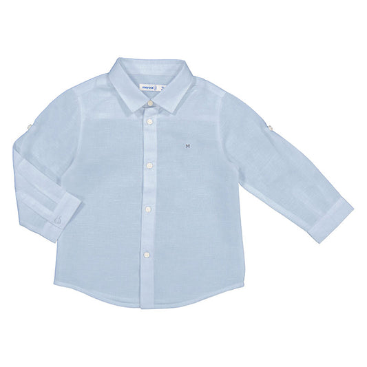 Light Blue Linen Shirt