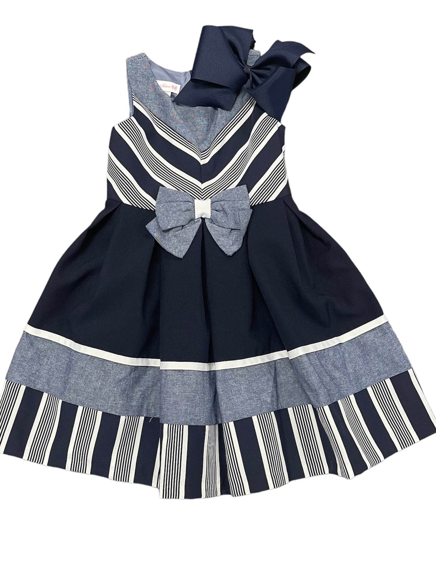 Navy Stripe Dress