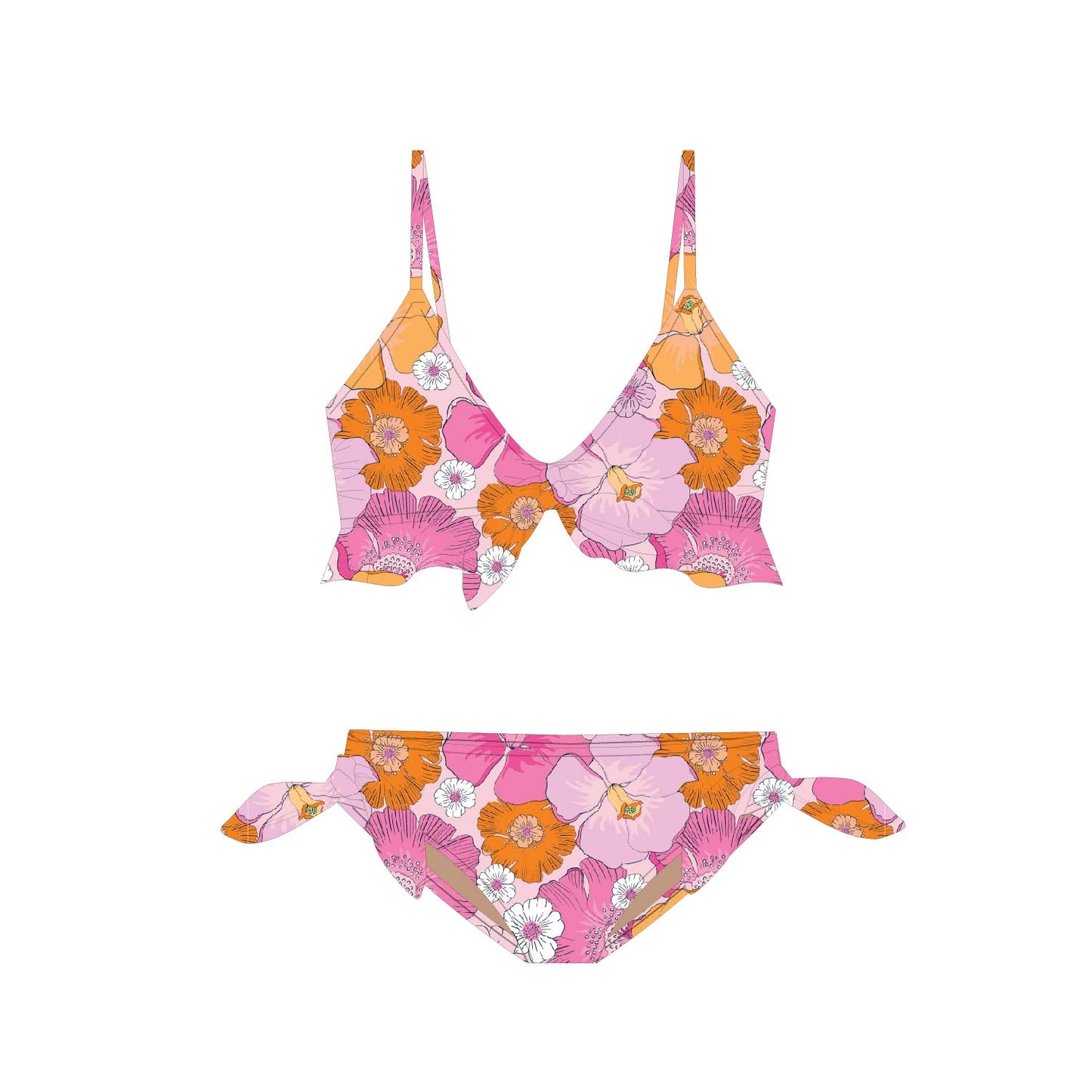 Blooming Hibiscus Bikini