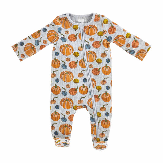 Pumpkin Patch Zipper Sleeper