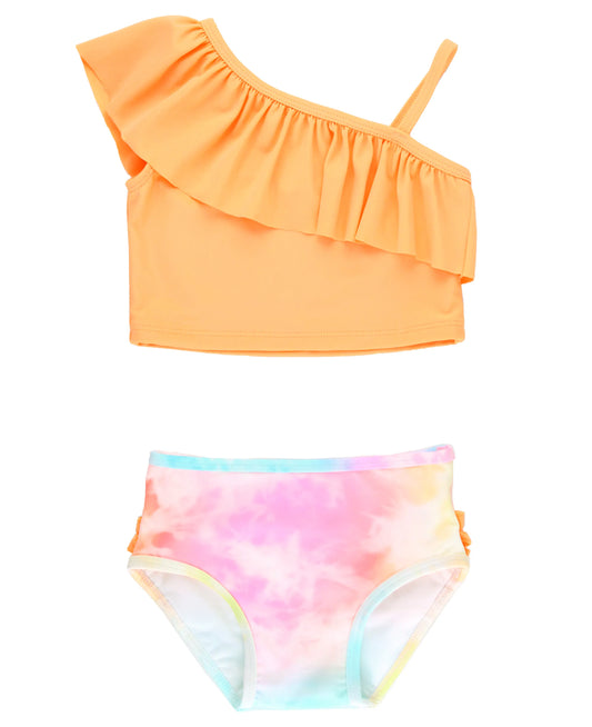 Orange Tie Dye Tankini