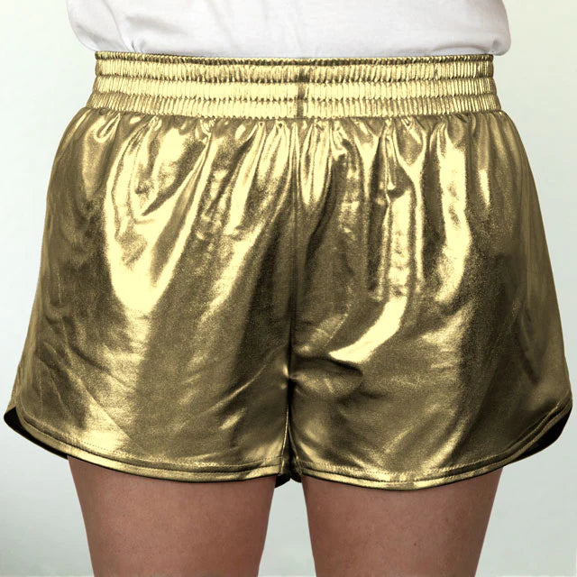 Gold Metallic Short