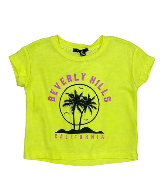 FBZ Neon Yellow Beverly Hills Tee