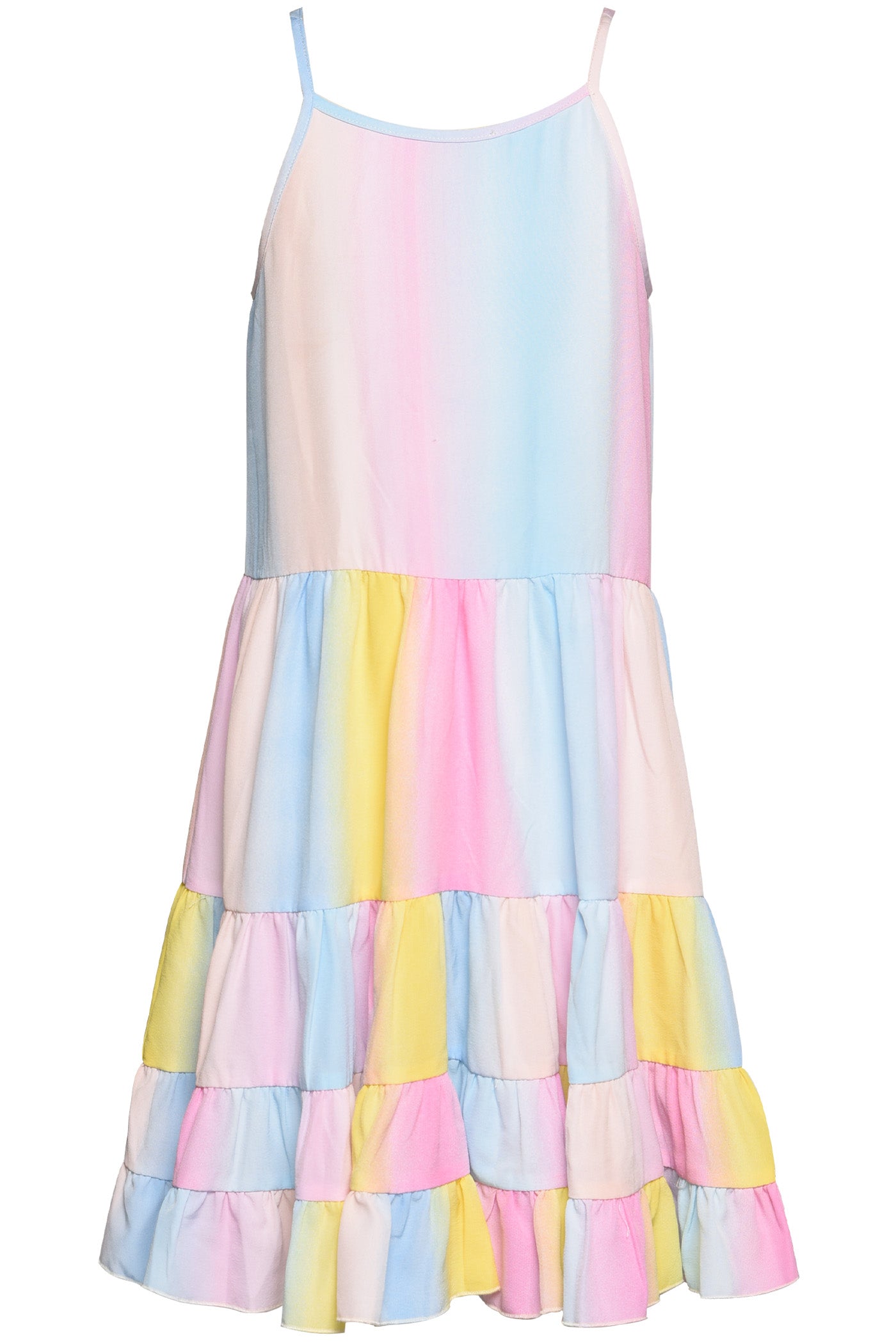 Rainbow Tiered Sun Dress