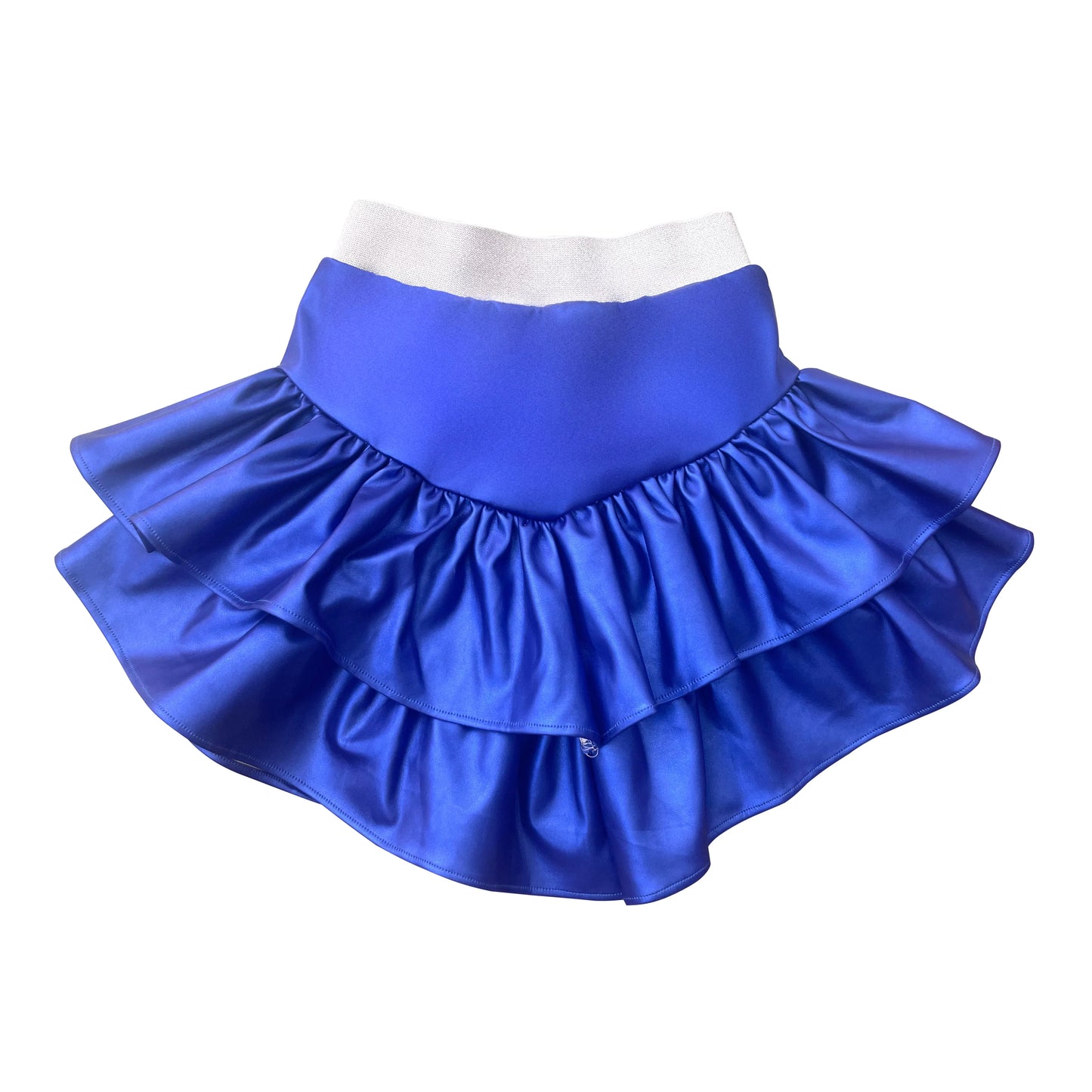 Blue Ruffle Skirt WS