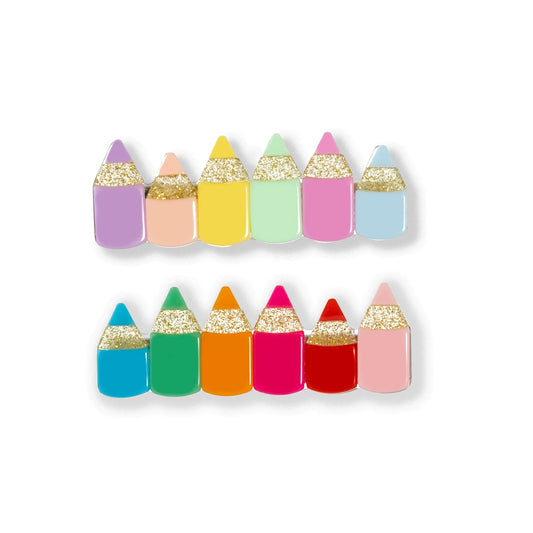 Color Pencils Alligator Clips (2pc)