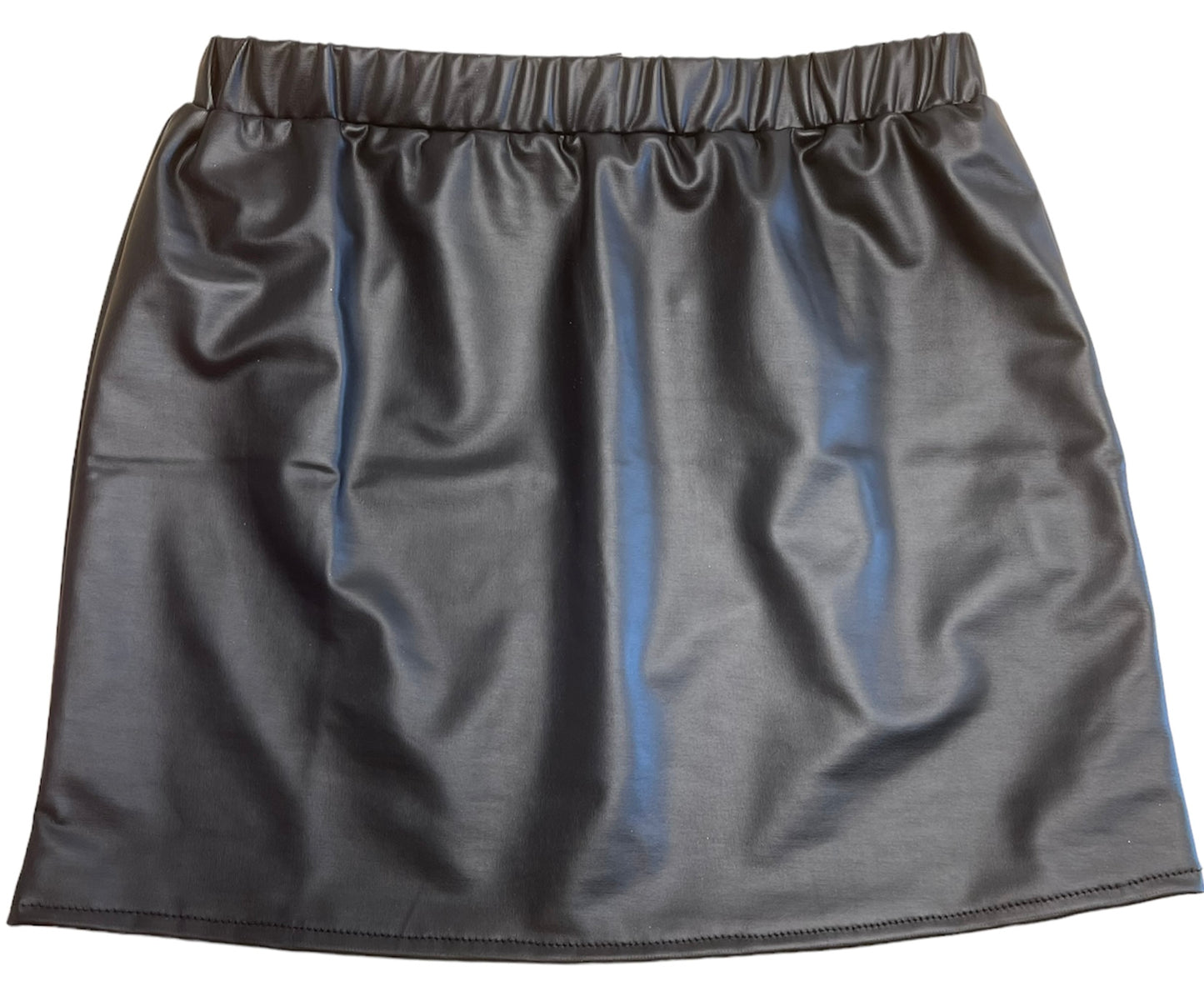 Black Pleather Skirt