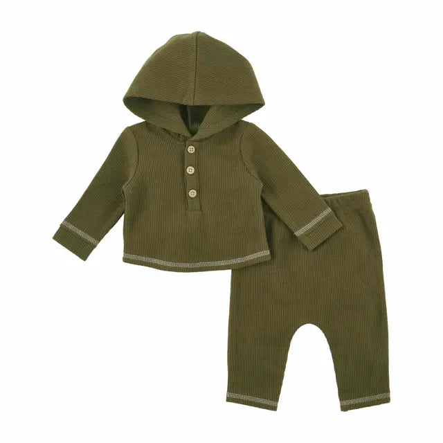 Olive Hooded 2PC