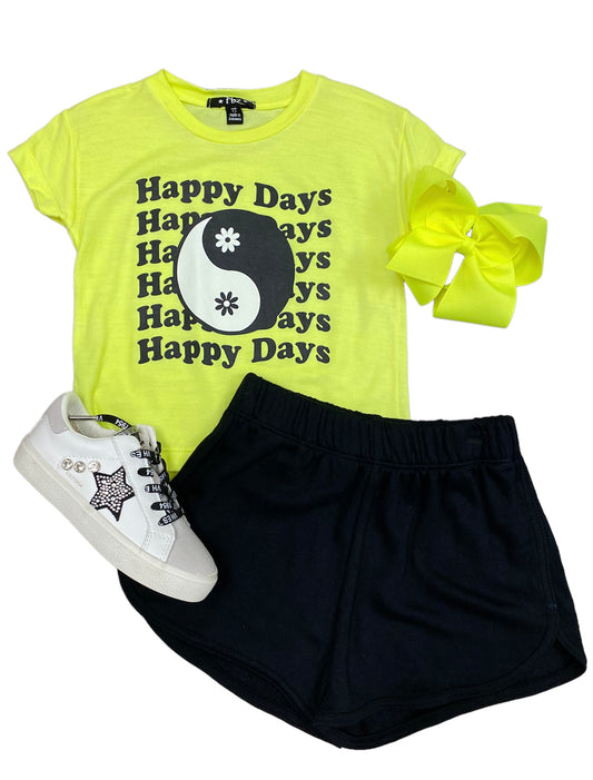 Yellow Happy Days Top