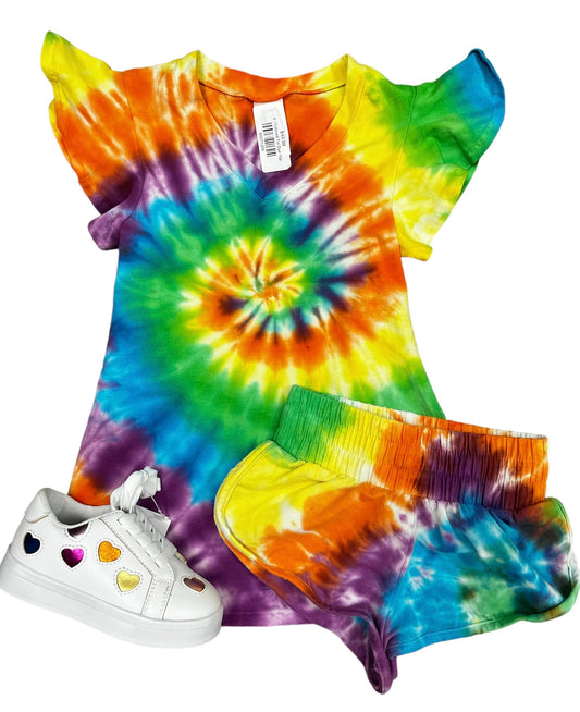 Colored Tie Dye Top