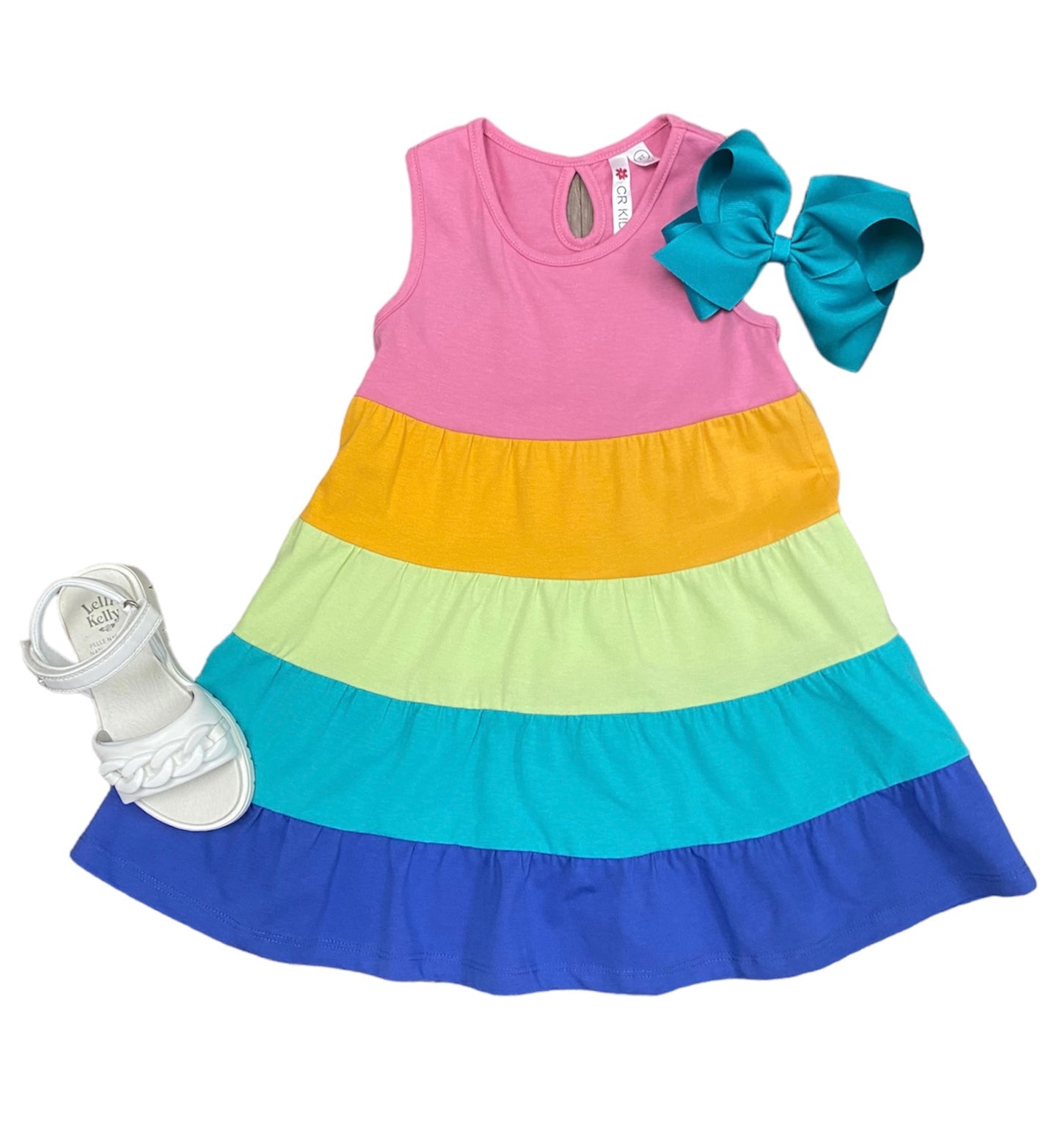 Rainbow Twirl Dress