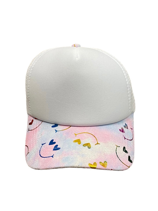 Plain Smiley Trucker Hat