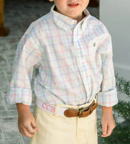 Button Down Carousel Plaid