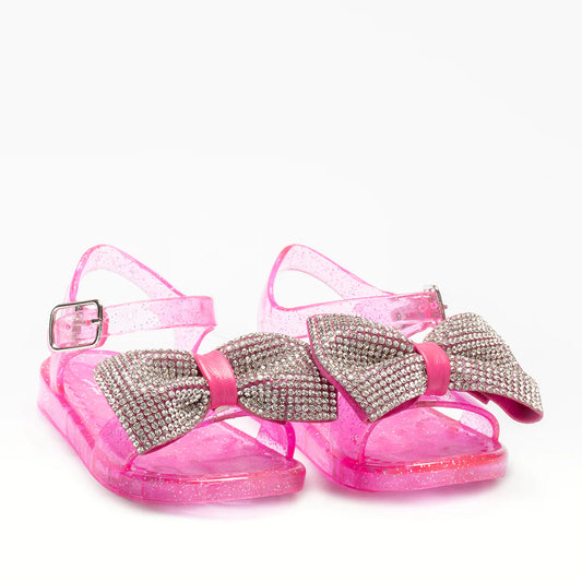 Sparkly Pink Jelly Sandal