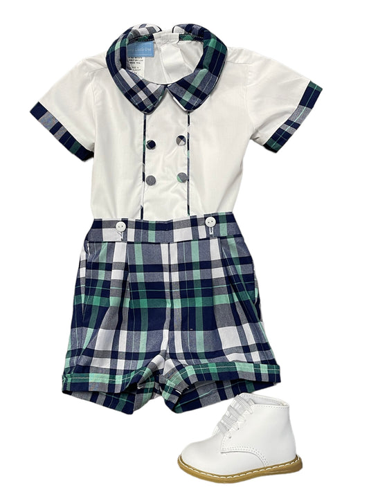 Green Plaid Set