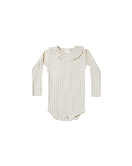 Ivory Ruffle Bodysuit