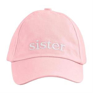 Pink Sister Embroidered Baseball Hat