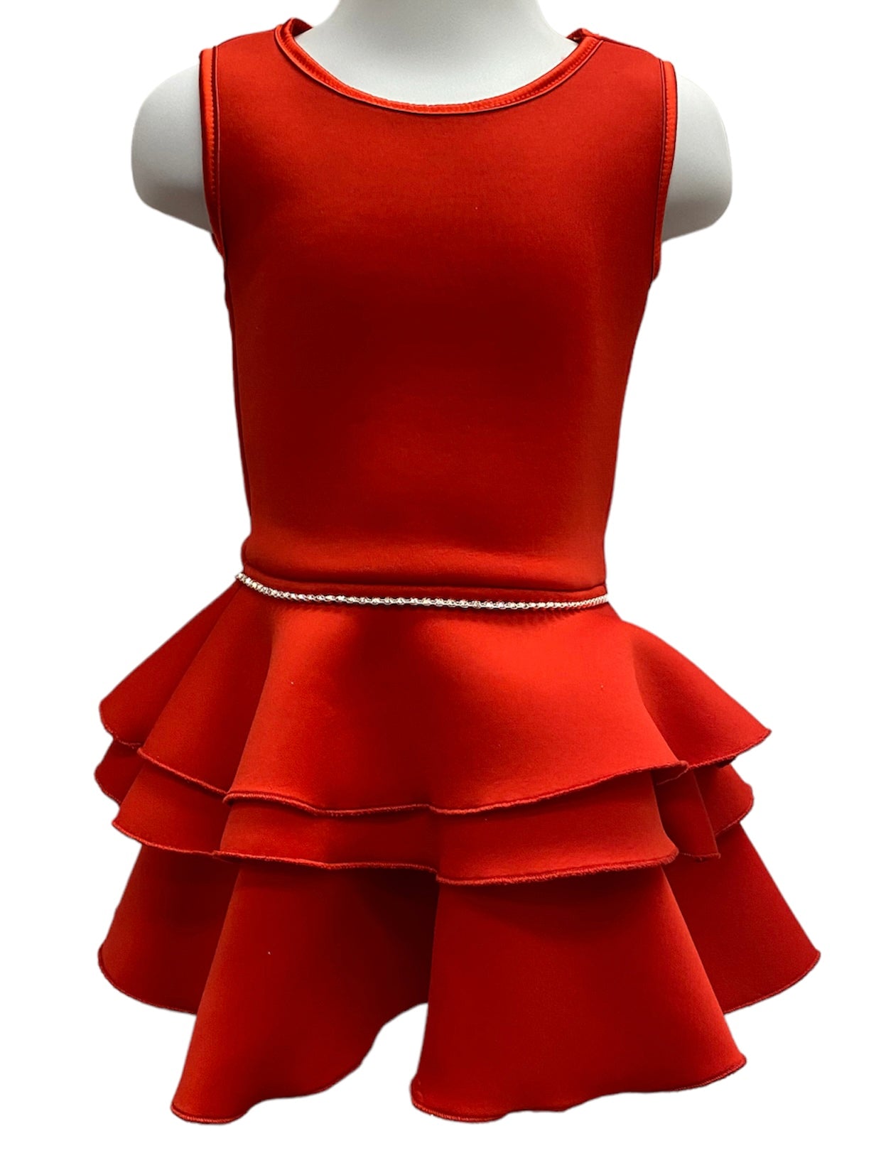 Red Scuba Dress