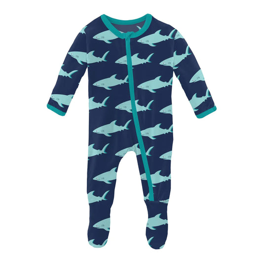 Flag Blue Sharky Footie