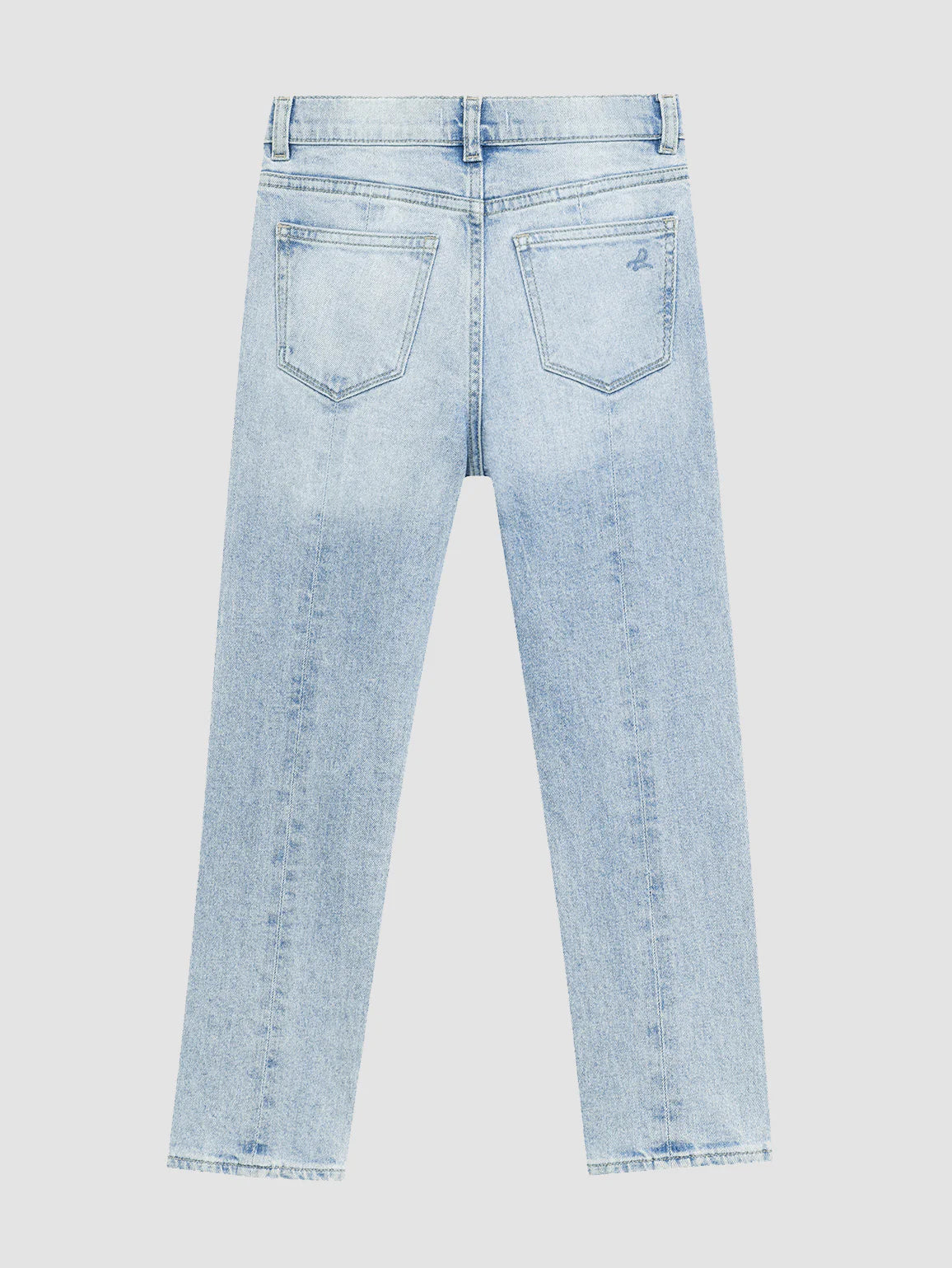 Emie Straight Jeans W/ Slit