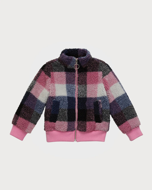 Pink Plaid Jacket