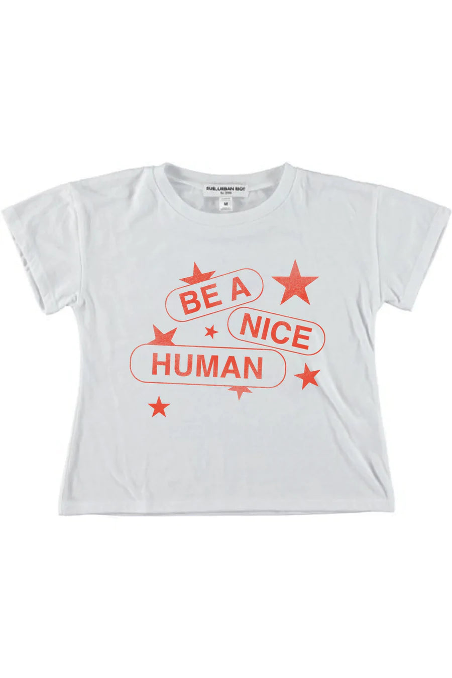 Be A Nice Human Crop Tee