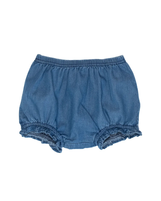 Scallop Denim Bloomer