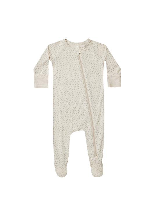 Speckled Bamboo Footie