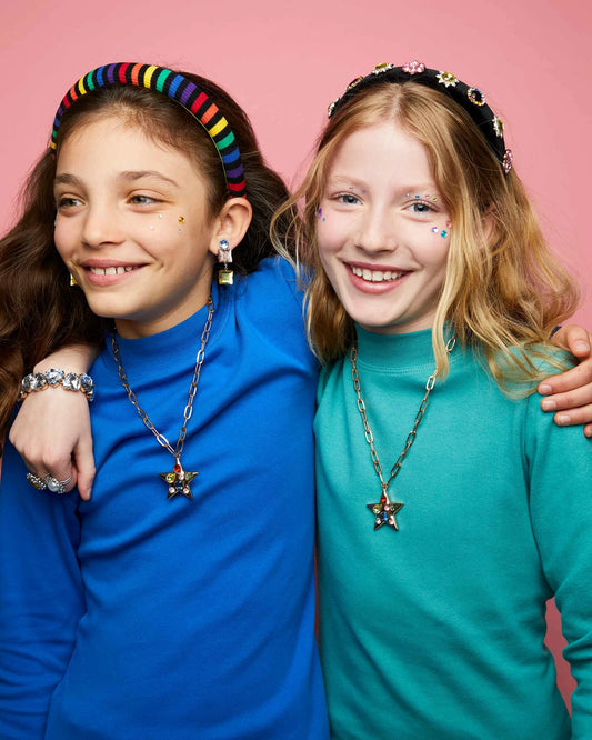 BFF Twin Stars Necklace Set