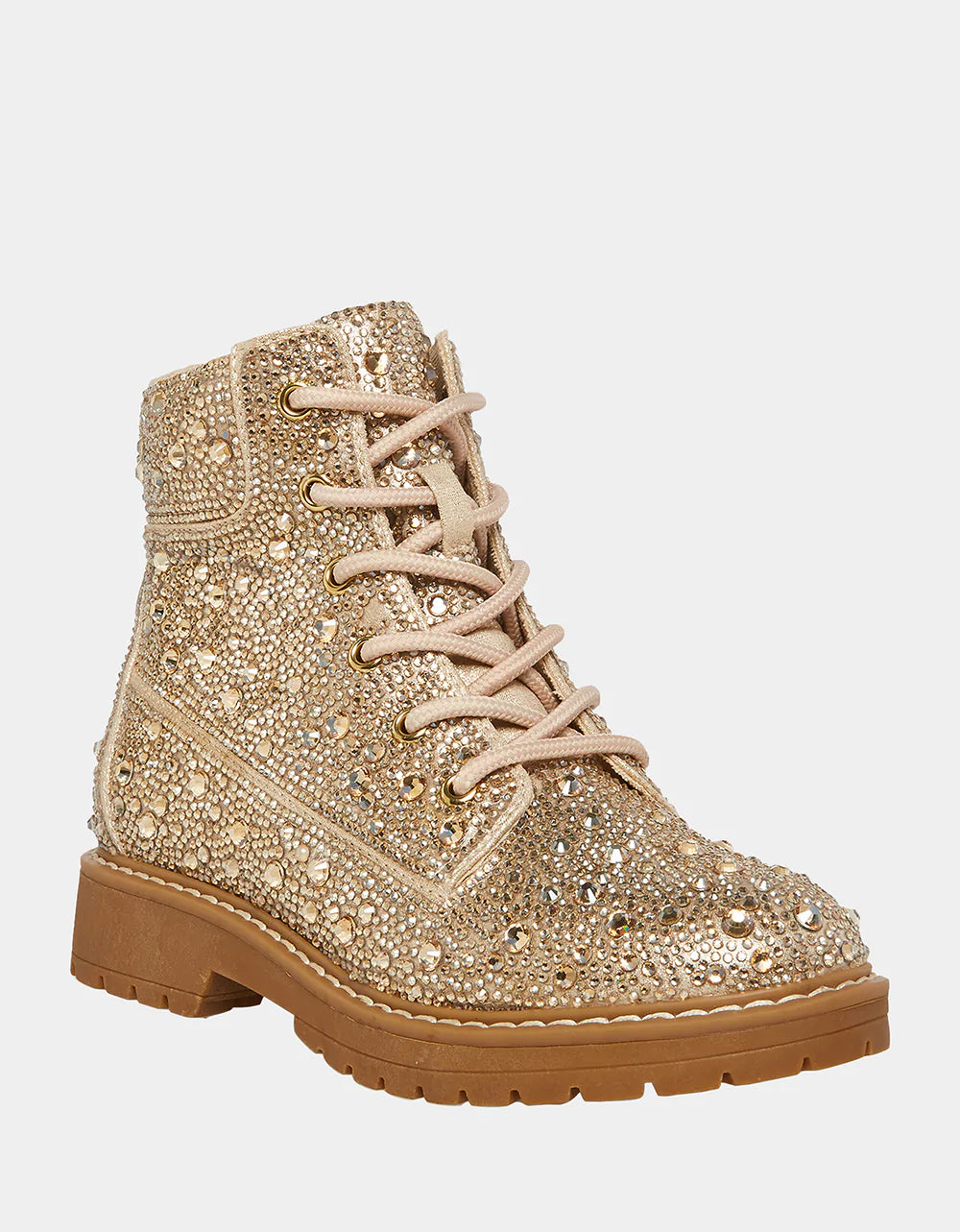 Gold Combat Boot